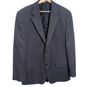 Banana Republic Mens Wool Gray Blazer Jacket Size 46R